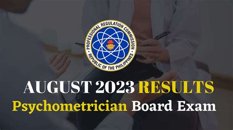 2023 psychometrician board exam